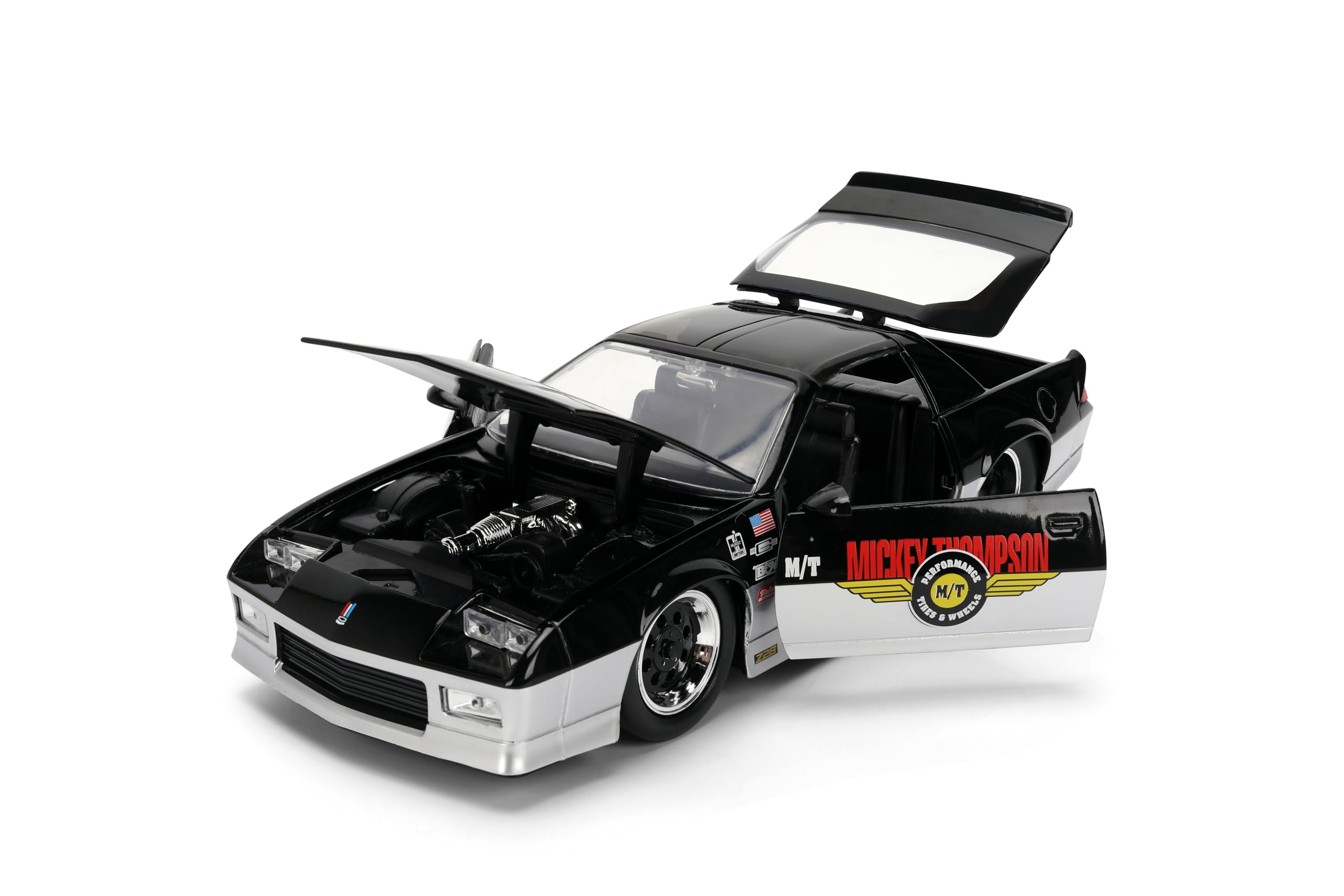 Jada Toys Bigtime Muscle 1:24 1985 Chevy Camaro Mickey Thompson